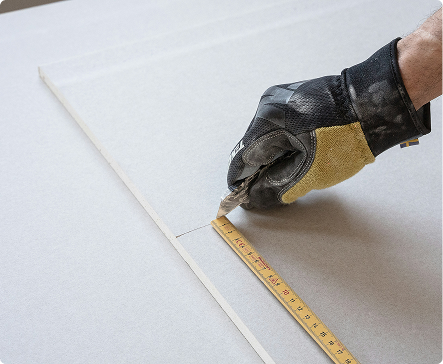 Baseboard & trim installation